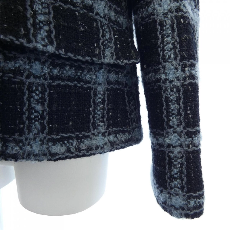 【Đối tượng phiếu giảm giá】Áo khoác không cổ CHANEL 642536