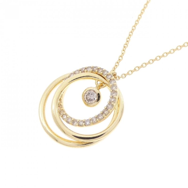 K18YG Dây chuyền kim cương 0.07CT - Hàng hiệu Chính hãng 858147