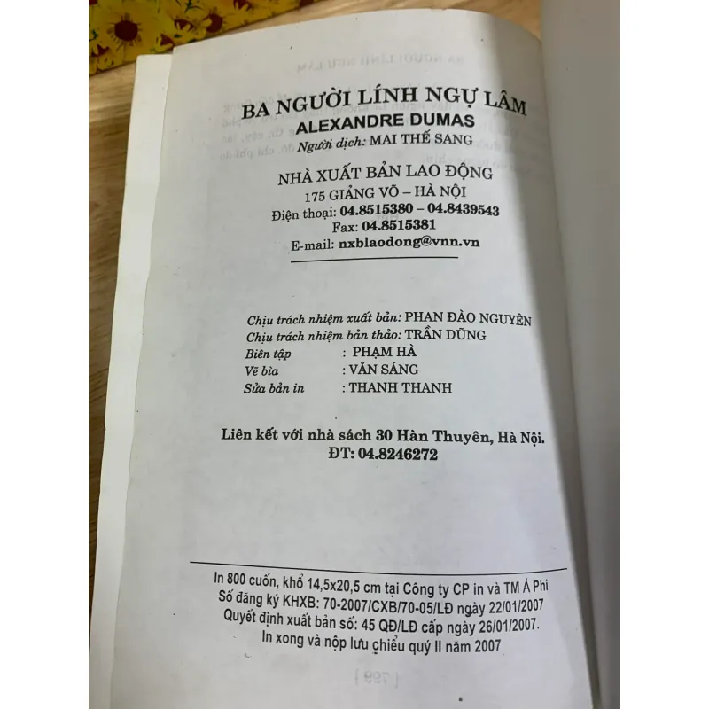 Ba Người Lính Ngự Lâm - Alexandre Dumas 926350