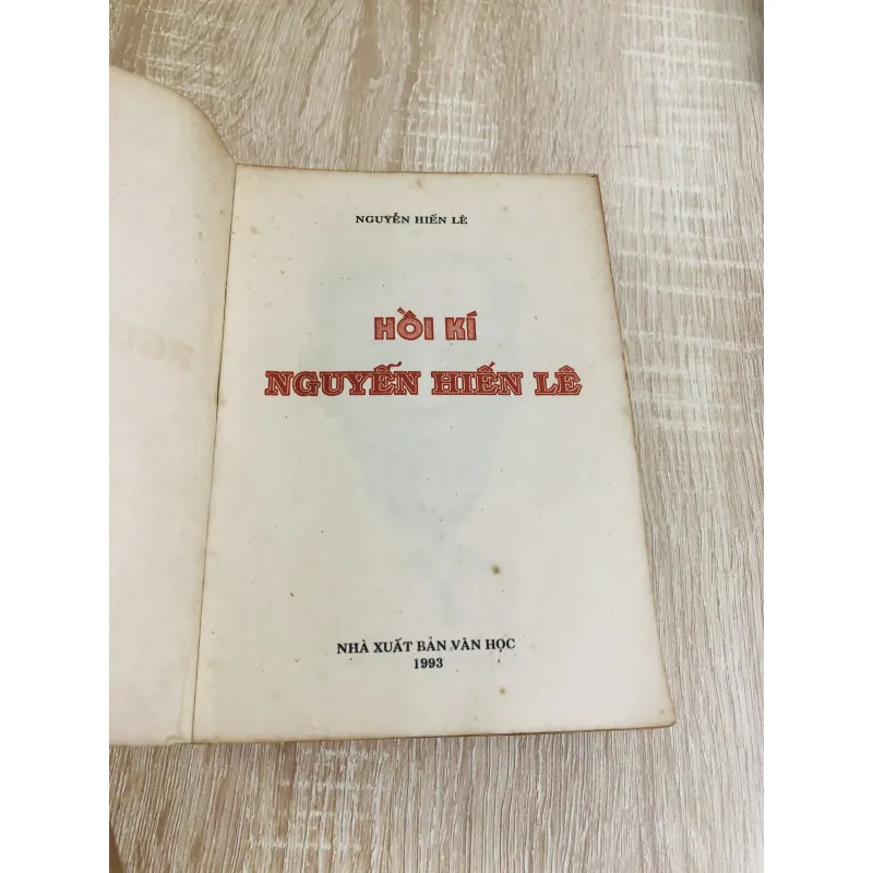 HỒI KÍ NGUYỄN HIẾN LÊ  1019063