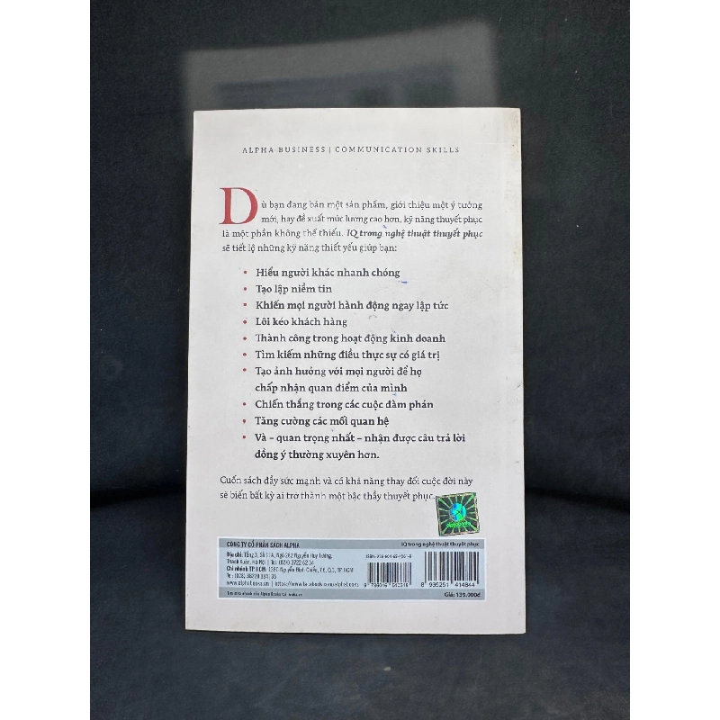 Iq Trong Nghệ Thuật Thuyết Phục, Kurt W. Mortensen, 2019, Mới 80% (Ố Nhẹ) SBM270325 918525