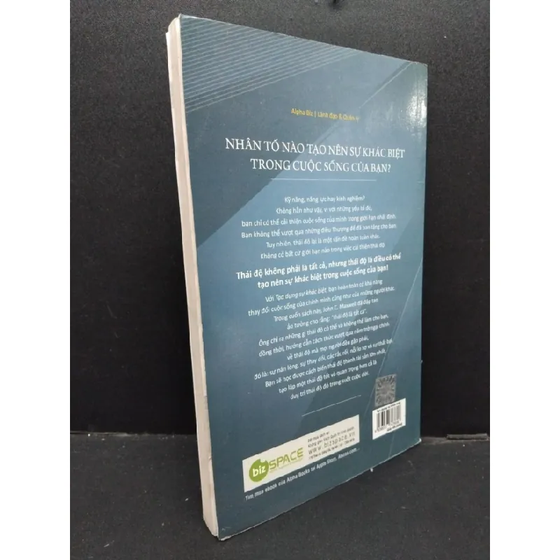 [Phiên Chợ Sách Cũ] Tạo Dựng Sự Khác Biệt - John C. Maxwell 2412 402857
