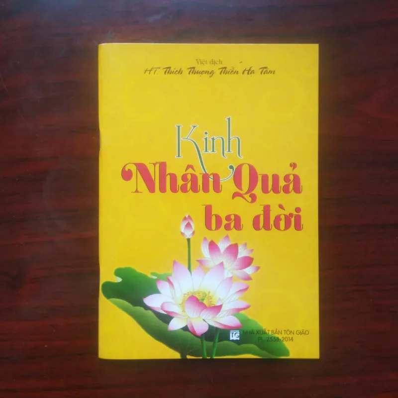 [Sách Kinh Phật Giáo] Kinh Nhân Quả Ba Đời (Thích Thượng Thiền Hạ Tâm) 975739