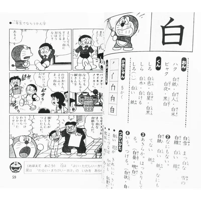Doraemon Kanji Jiten vol 1 – Sách học Kanji qua truyện tranh Doraemon 8690