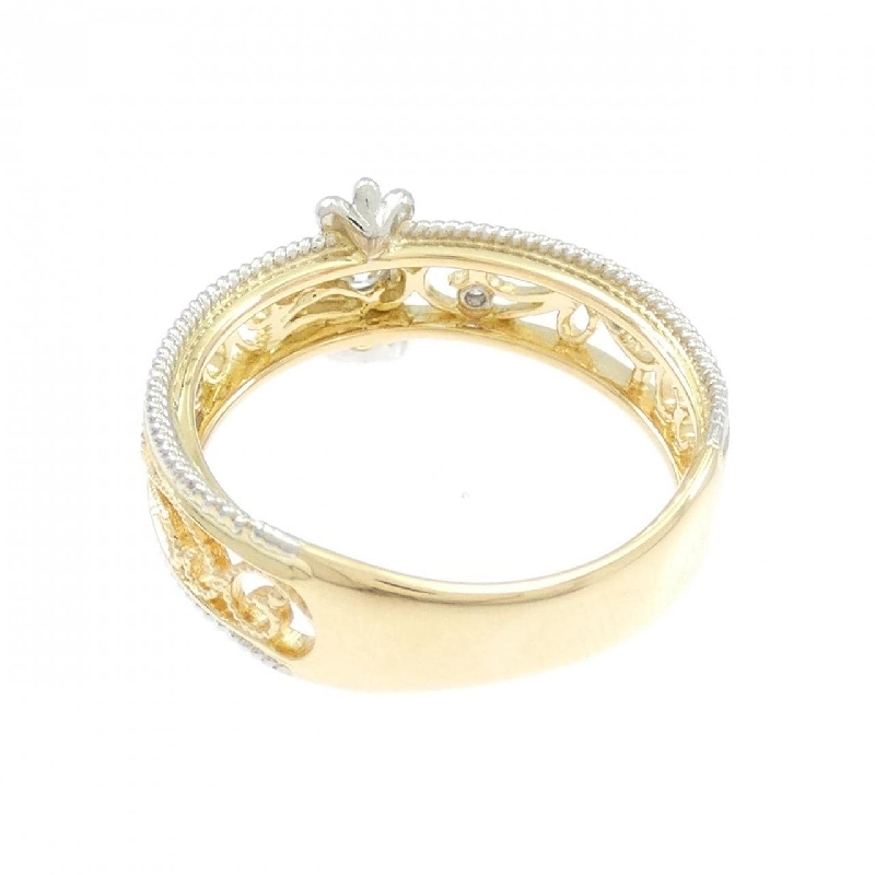 Nhẫn kim cương K18YG/PT900 0.10CT - Hàng hiệu Authentic 852719