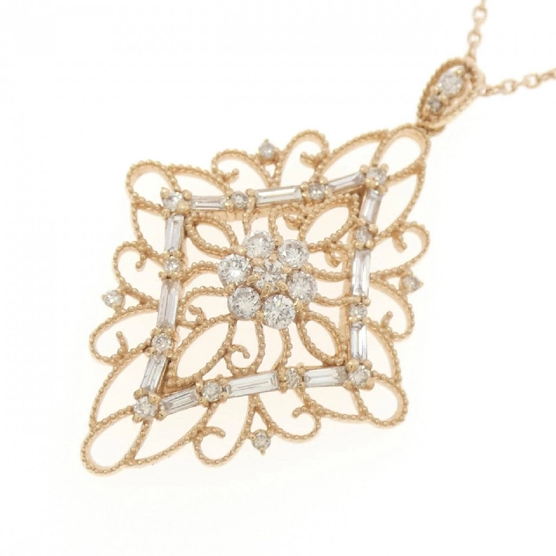 K18PG Dây chuyền kim cương 0.70CT - Hàng hiệu Chính hãng 863088