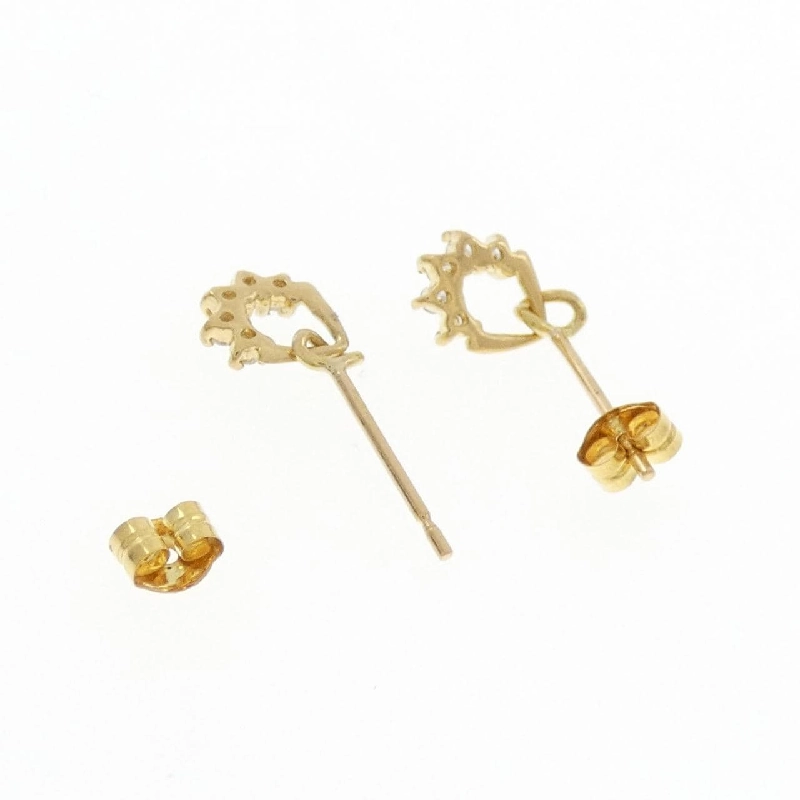 Bông tai kim cương K18YG 0.10CT - Hàng hiệu Chính hãng 870122