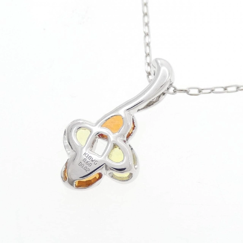 K18WG Sapphire Necklace 0.60CT - Hàng hiệu Authentic 860408