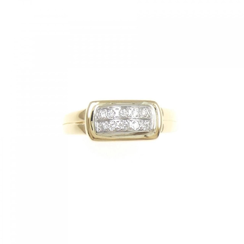 Nhẫn kim cương K18YG/PT900 666703