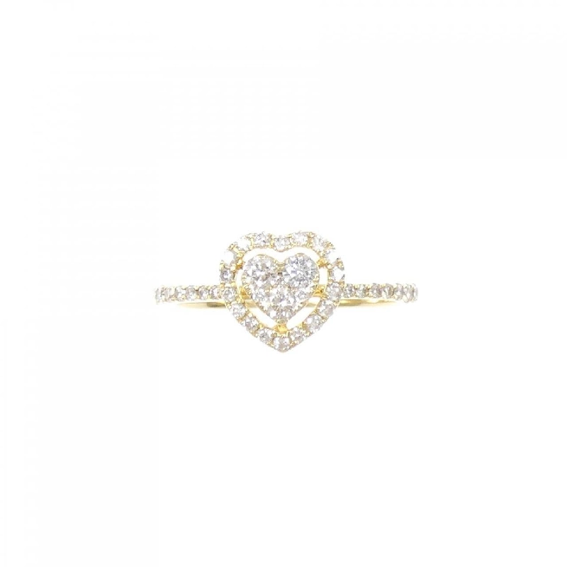 Nhẫn kim cương hình trái tim K18YG 0.40CT - Hàng hiệu chính hãng 853839