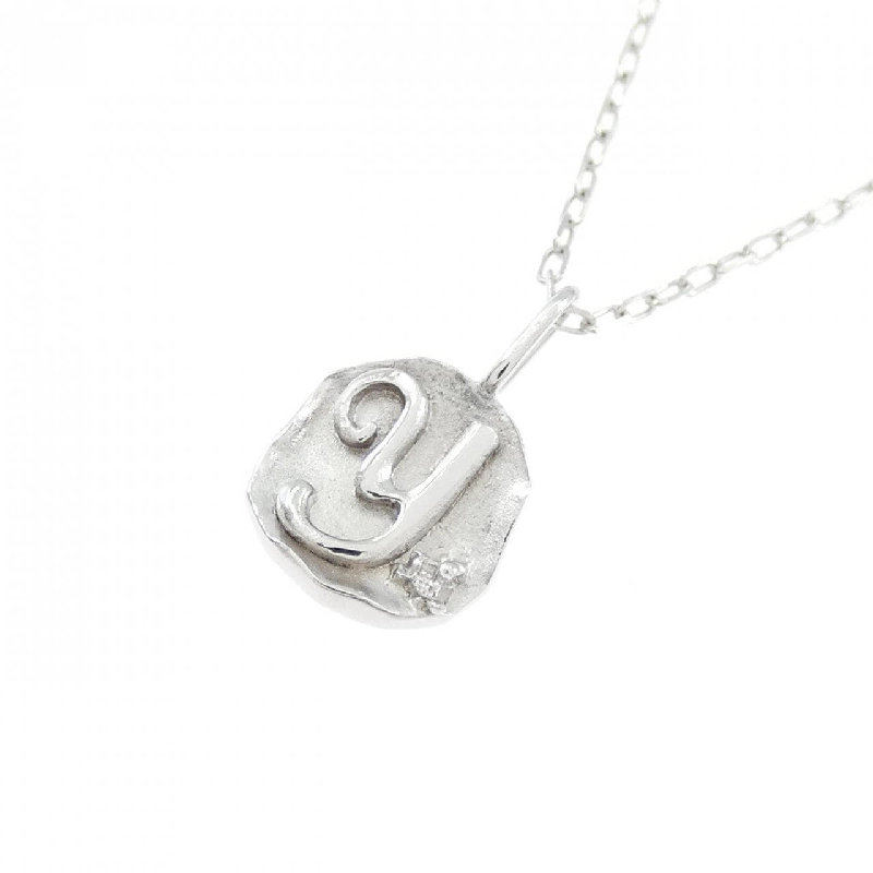 K10WG Chữ cái Y Dây chuyền kim cương 0.005CT - Hàng hiệu Chính hãng 857954