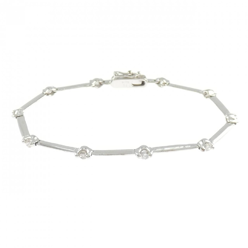 K18WG Vòng tay kim cương 0.72CT - Hàng hiệu Chính hãng 869922