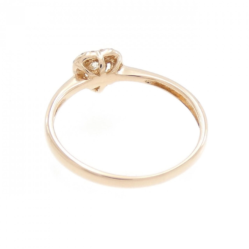Nhẫn kim cương K18PG hình trái tim 0.10CT 673340