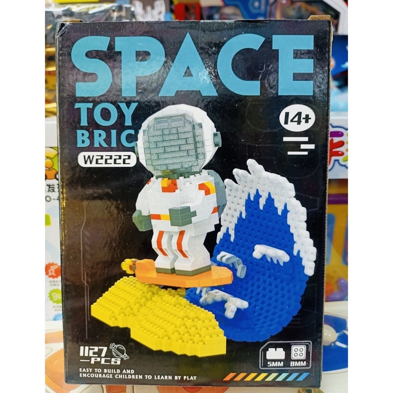 Xếp Hình Lego Space Toy Brick W2222 Nhà Du Hành Thám Hiểm Vũ Trụ 1127 Chi Tiết 223495