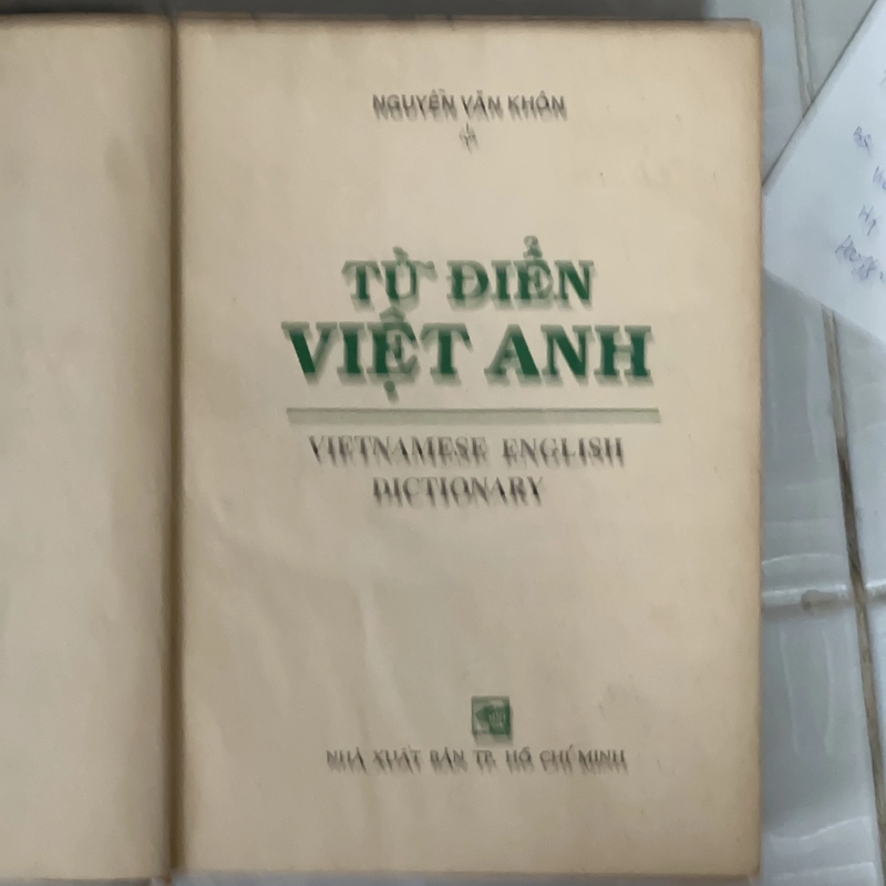 Tự điển Việt Anh 547950