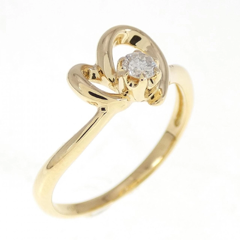 Nhẫn kim cương K18YG 0.1CT 673479