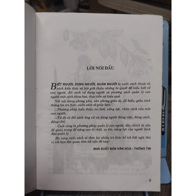 Sách: Biết người, dùng người, quản người - TG: Thương Mưu Tử (A3) 735878