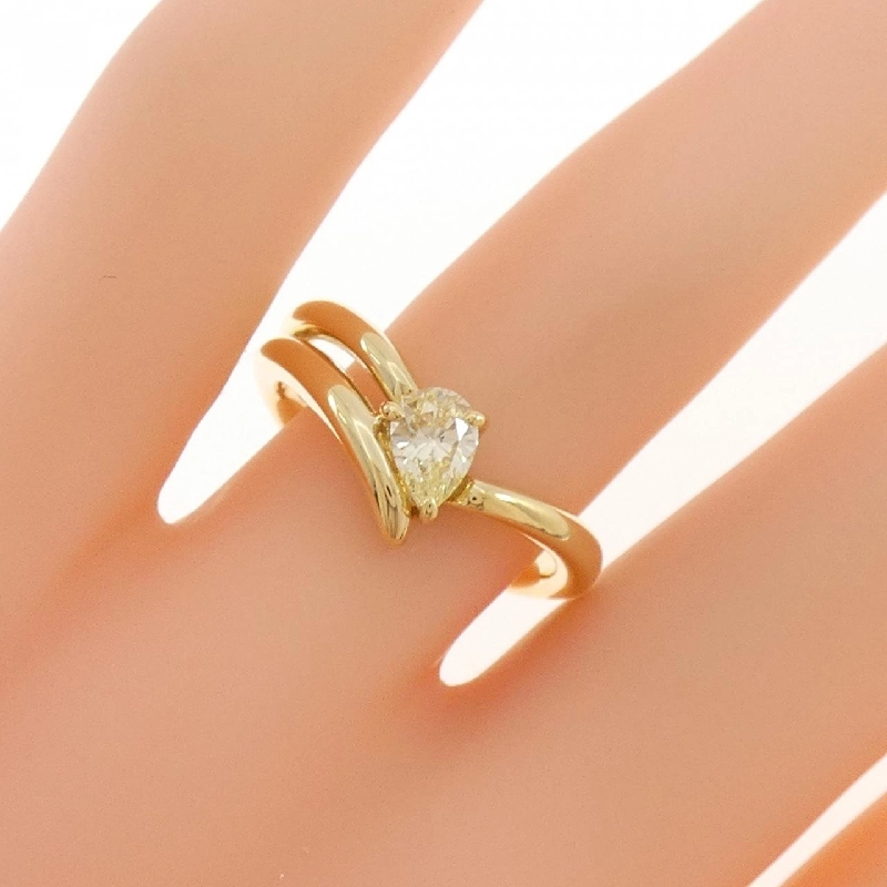 Nhẫn kim cương K18YG 0.38CT - Hàng hiệu Chính hãng 851370