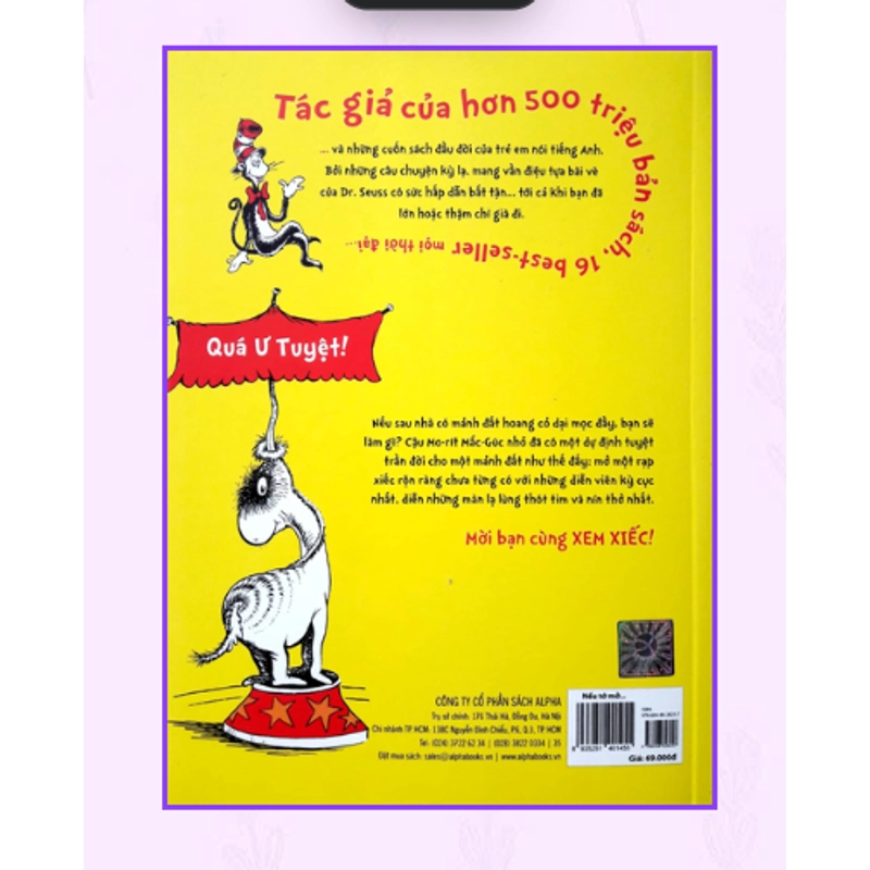 Sách thiếu nhi Dr. Seuss – Nếu Tớ Mở Rạp Xiếc (2017) 532444