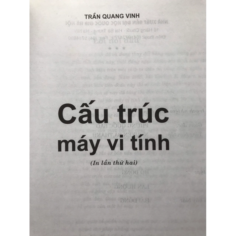 CẤU TRÚC MÁY VI TÍNH 454630