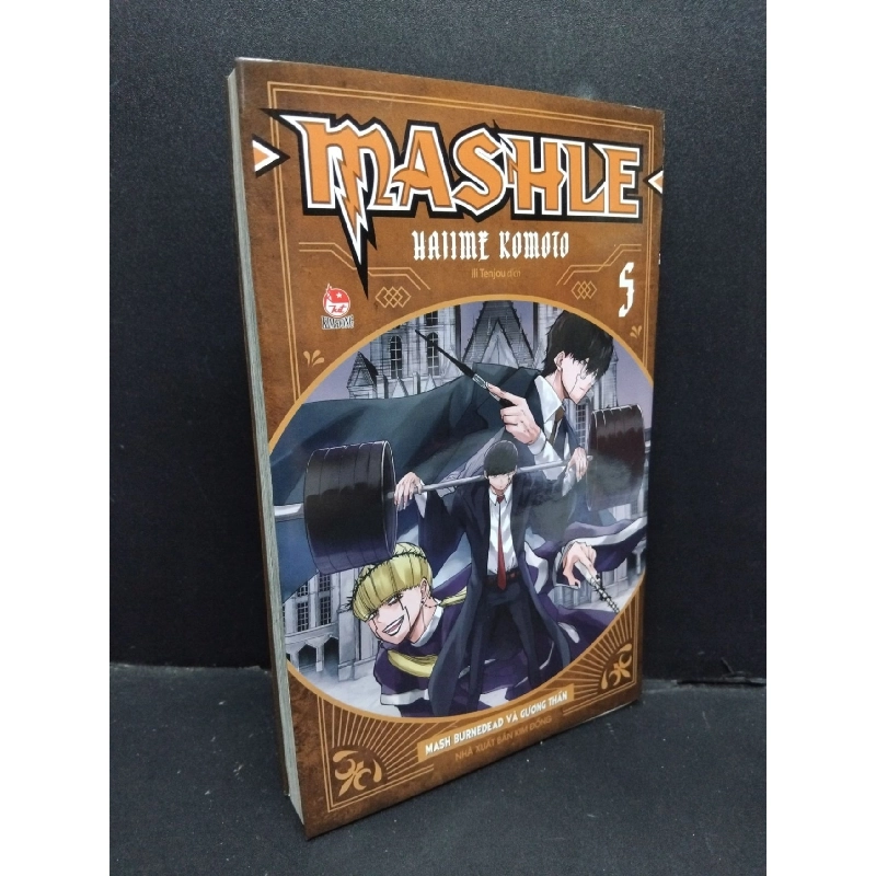 Mashle tập 5 Mash Burnedead và gương thần Hajime Komoto mới 90% ố nhẹ, tróc gáy nhẹ 2024 HCM.ASB0711 917974