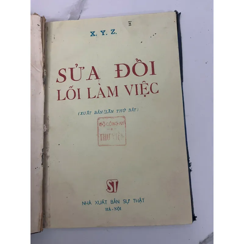 Sửa đổi lối làm việc – X.Y.Z (Hồ Chí Minh) 926517