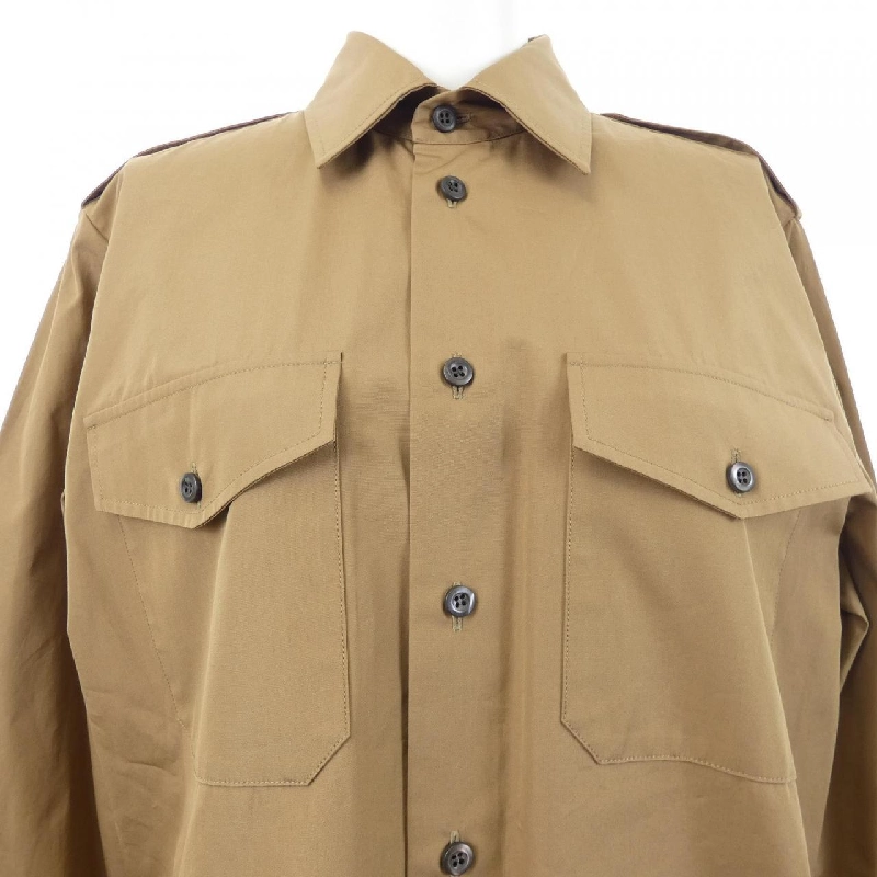 Áo sơ mi PRADA logo hình tam giác P478GY S232 126L - Hàng hiệu Chính hãng 775023