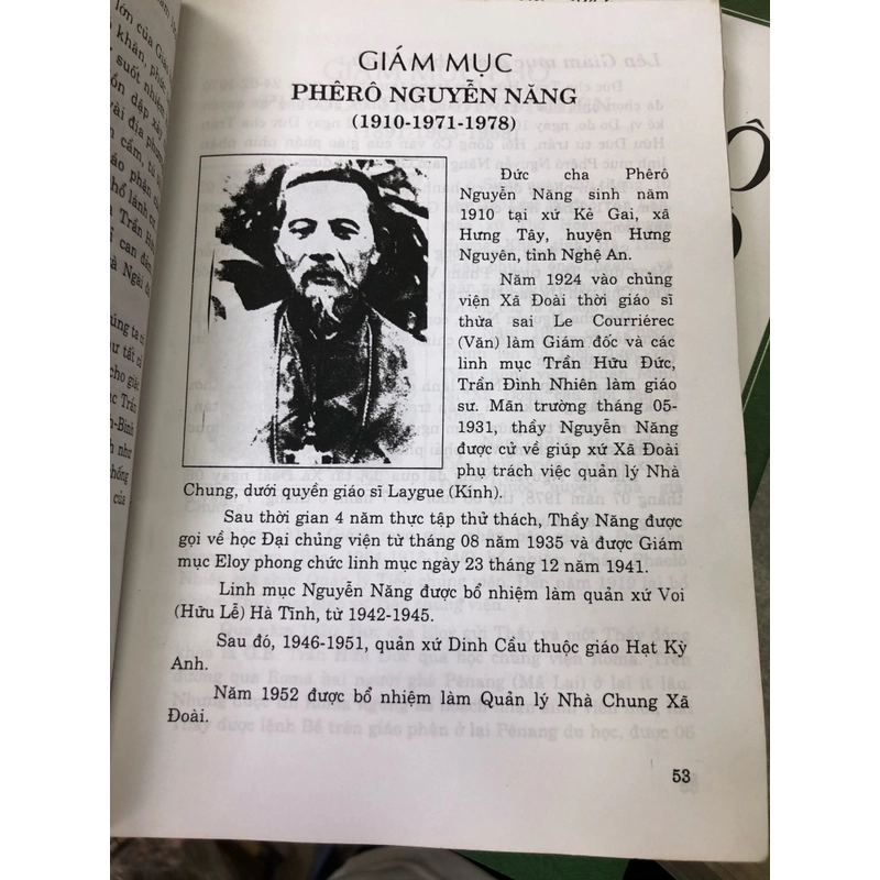 NHÂN VẬT CÔNG GIÁO VIỆT NAM TẬP BỐN CÁC Vị GIÁM MỤC MỘT THỜI ĐÃ QUA (1933-1995)  445478
