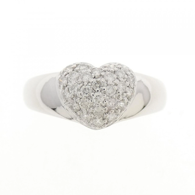 Nhẫn kim cương hình trái tim K18WG 0.24CT 672795