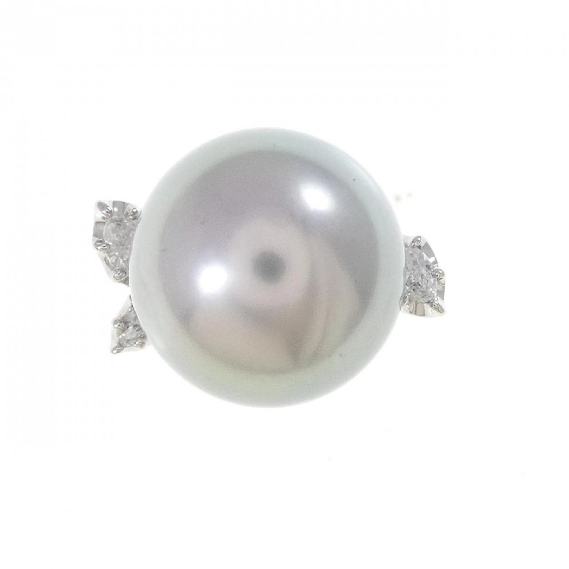 Nhẫn ngọc trai đen PT900 14mm - Hàng hiệu Authentic 850946