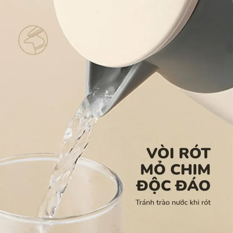 🔥 UNIE UKW09-B – Phích giữ nhiệt cao cấp | Vòi rót tiện lợi 782572