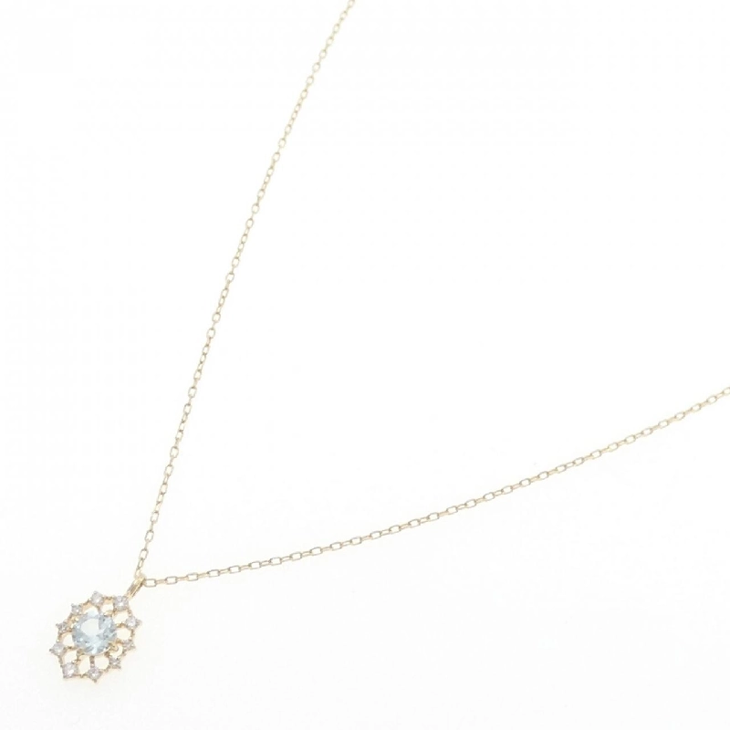 K10YG Blue Topaz Necklace - Hàng hiệu Authentic 856155