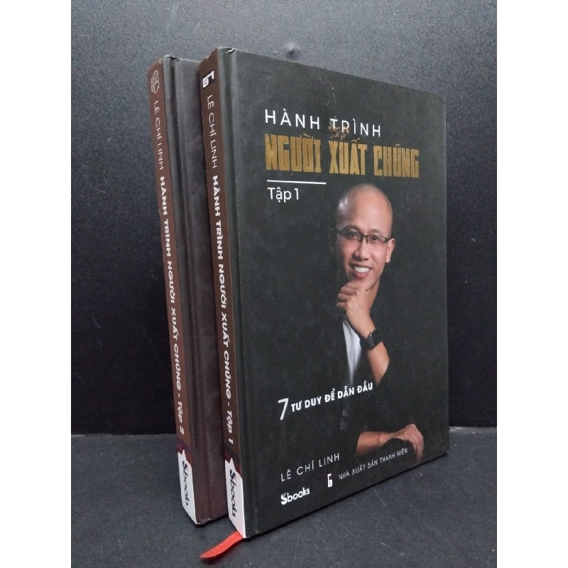 Bộ 2 tập Hành trình người xuất chúng (bìa cứng) mới 80% ố bẩn nhẹ 2019 HCM1008 Lê Chí Khanh KỸ NĂNG 916502