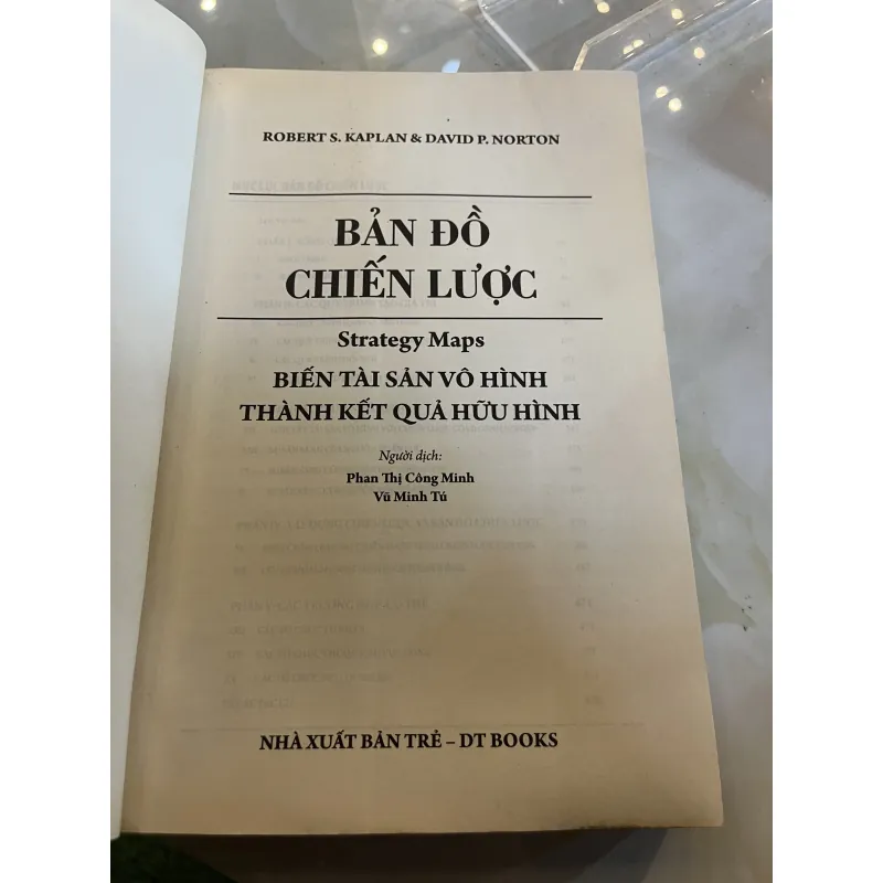 BẢN ĐỒ CHIẾN LƯỢC - ROBERT S. KAPLAN, DAVID P. NORTON ( PHAN THỊ CÔNG MINH, VŨ MINH TÚ ) 1036083