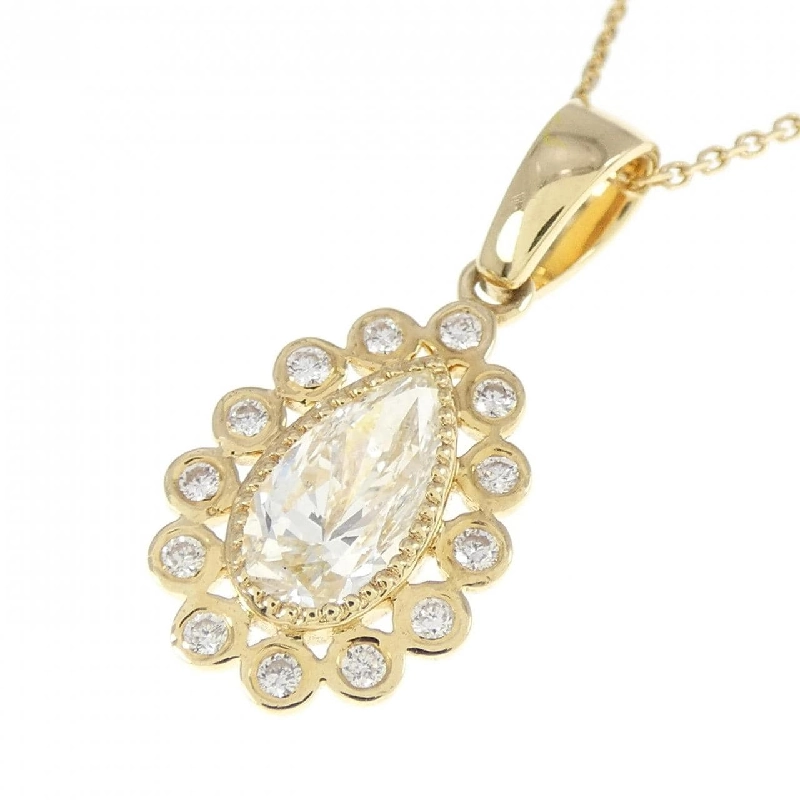 K18YG Dây chuyền kim cương 0.67CT - Hàng hiệu Chính hãng 863505