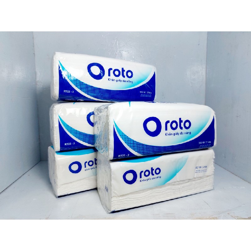 [Combo 5] Khăn giấy lau tay Roto 22 - 2 lớp HCM0310 75240