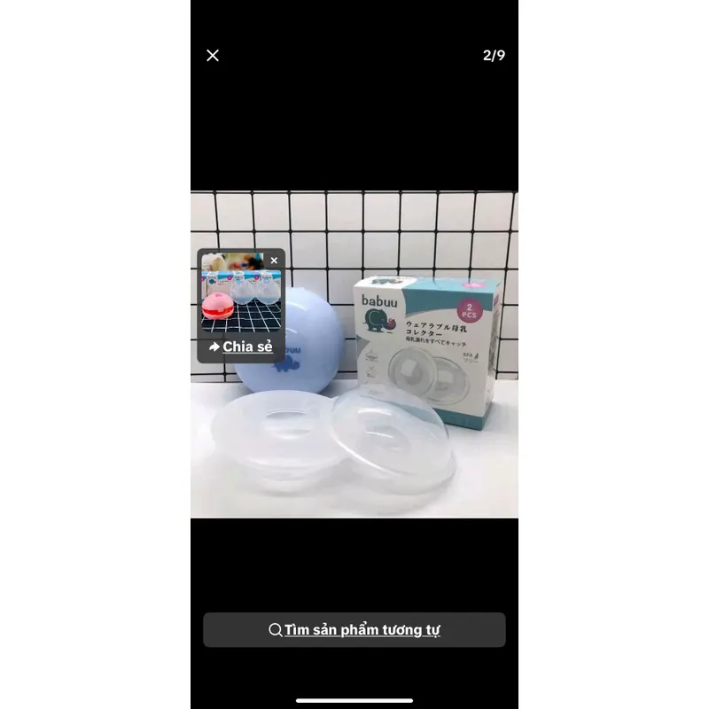 Cốc hứng sữa silicon cho mẹ 698043