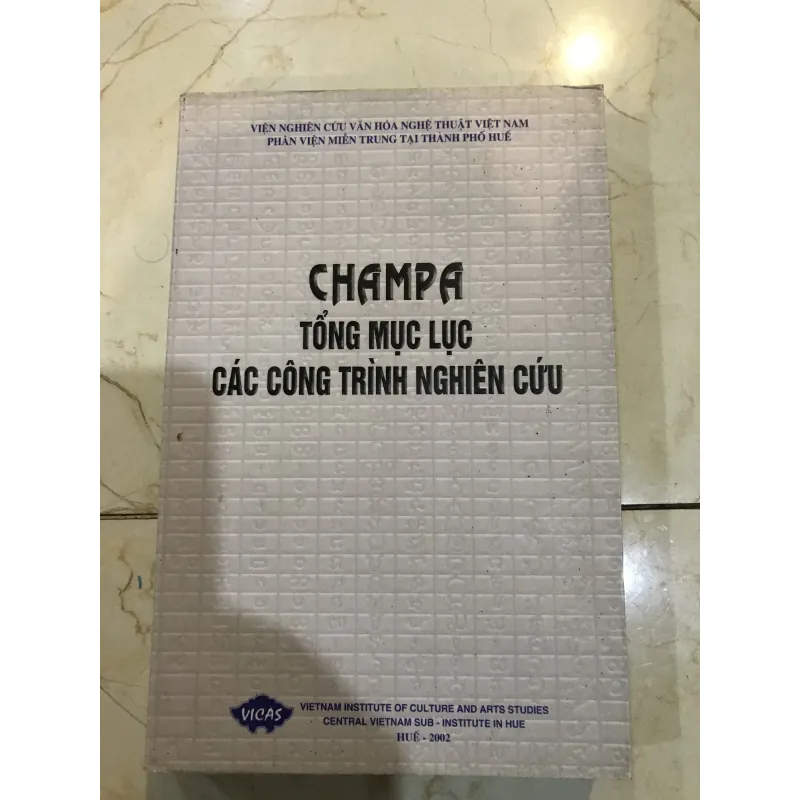 Champa tổng mục lục các công trình nghiên cứu (B) 748592