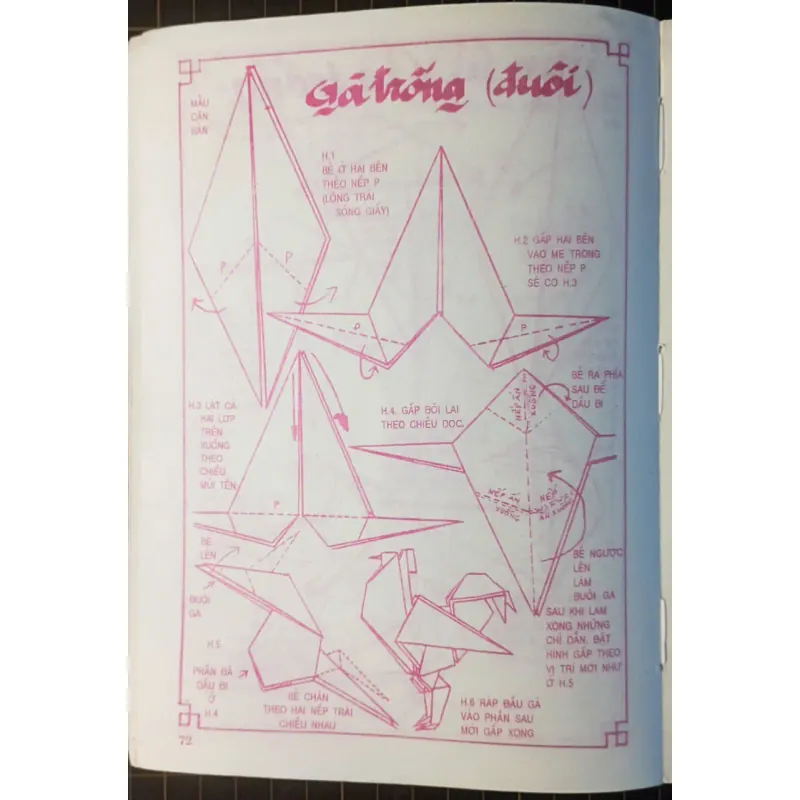 sách nghệ thuật xếp giấy origami Xb năm 1997 701595
