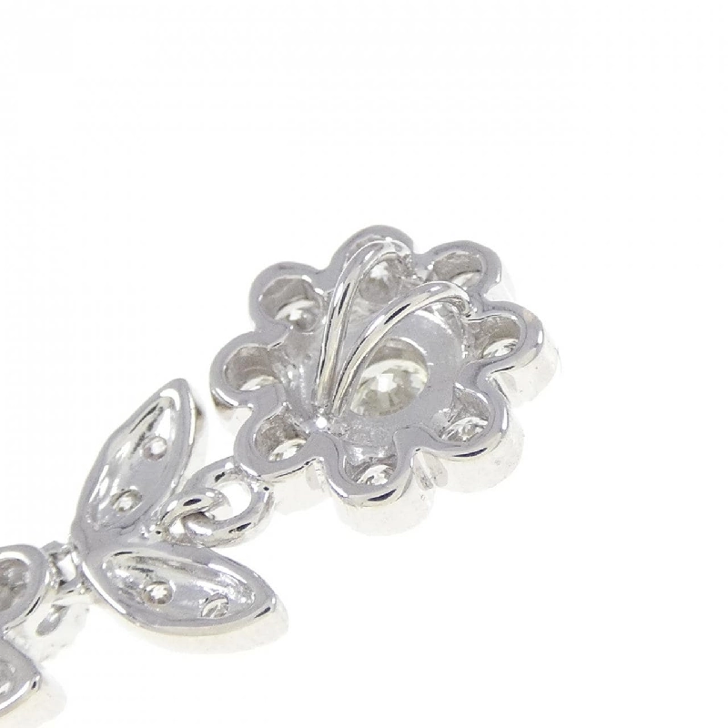 K18WG Hoa trắng ngọc trai pendant 10.5mm - Hàng hiệu Authentic 865840