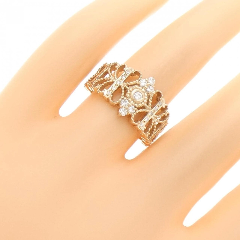 Nhẫn kim cương K18PG 0.28CT 671491