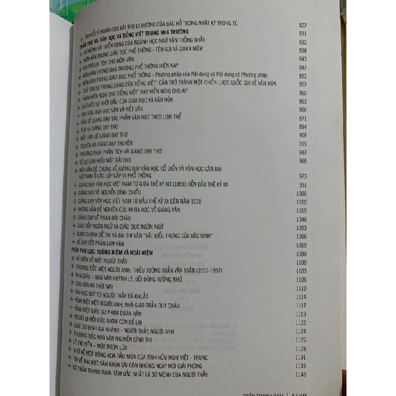 Tuyển Tập Các Bài Viết Về Giáo Dục Và Văn Học (Bìa cứng,số trang 1154,NXB Văn Học, xb năm 2012,Sách mới nguyên seal 95%) tác giả Trần Thanh Đạm- STB2905-Văn Học- Lý Luận Văn Học 351641