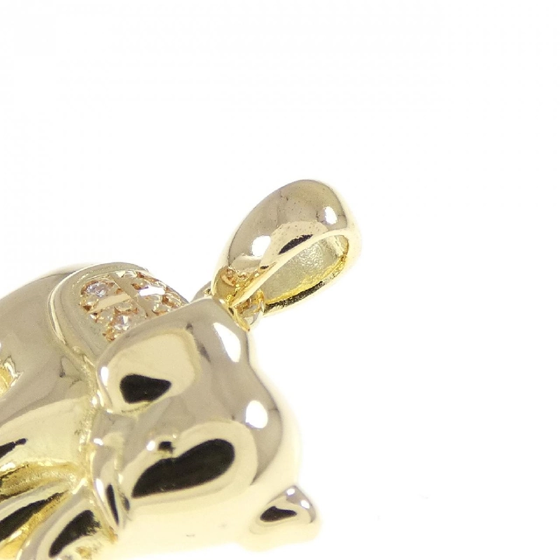 K18YG Voi Kim Cương Mặt Dây 0.01CT - Hàng hiệu Chính Hãng 865319