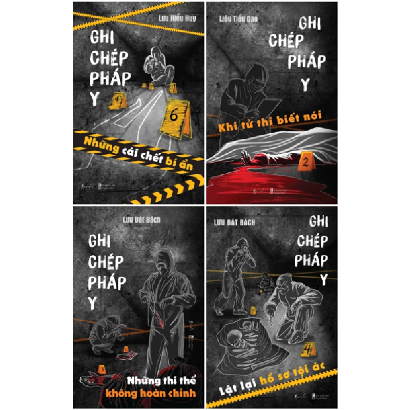 Combo Sách Ghi Chép Pháp Y (Bộ 4 Cuốn) - Lưu Hiểu Huy, Liêu Tiểu Đao, Lưu Bát Bách 739930