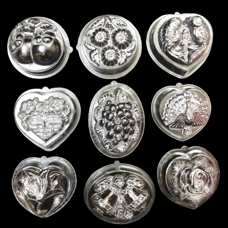 Bộ 10 khuôn rau câu sinh nhật – Loại 8 cm - Mã số 1261 341666