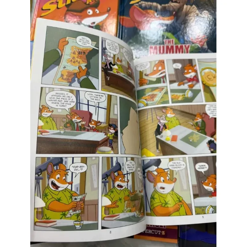 Truyện tranh - Geronimo Stilton Reporter graphic novels 9 books hardcover 1024195