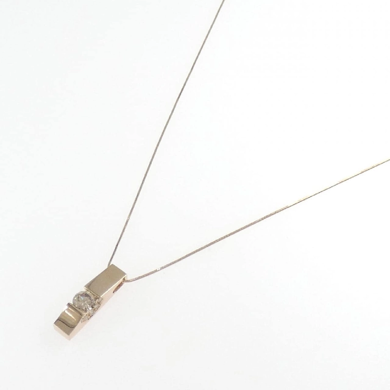 K18PG Dây chuyền kim cương 0.50CT - Hàng hiệu Chính hãng 860185