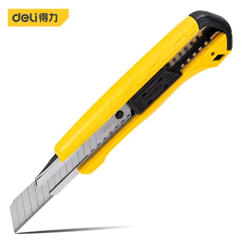 Dao rọc giấy Deli cao cấp màu vàng 507531