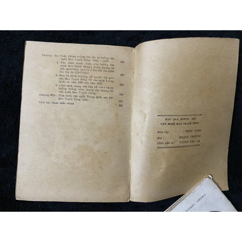 Hậu quả đường lối văn nghệ Mạo Trạch Đông 1005303