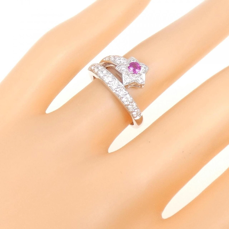 Nhẫn Ruby K18WG 0.14CT 668408